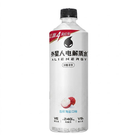 Alienergy Electrolyte Water Lychee Sea Salt Flavor 600ml