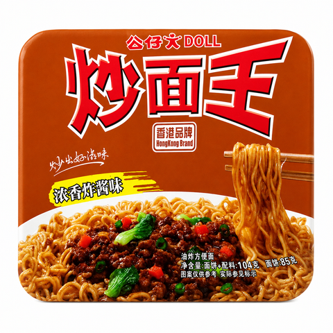 Doll Fried Noodles Nongxiang Zhajiang Flavour 109g x 12 Bowls