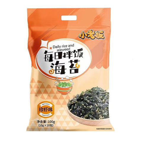 小老板每日拌饭海苔珍虾味 10g*10包（100g）