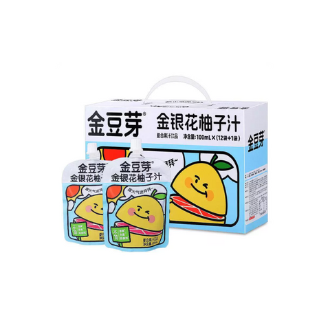 金豆芽金银花柚子汁100ml