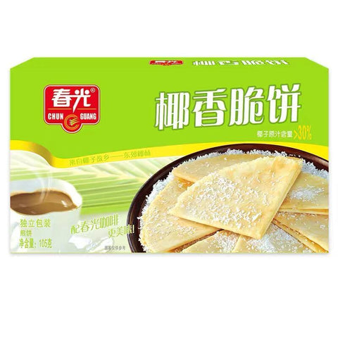 Chunguang Coconut & Durian Crispy Snacks 105g