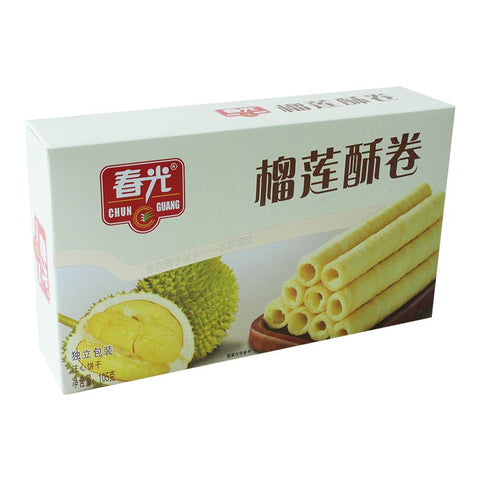 Chunguang Coconut & Durian Crispy Snacks 105g
