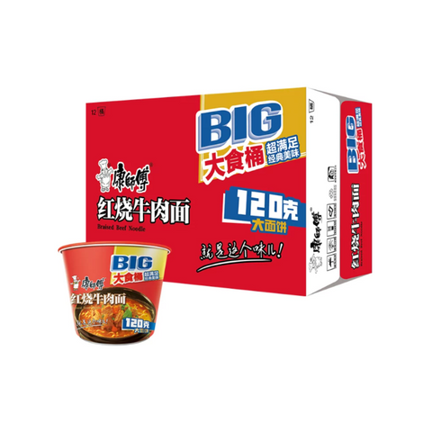 Master Kong Big Bowl Braised Beef Instant Noodles 144g