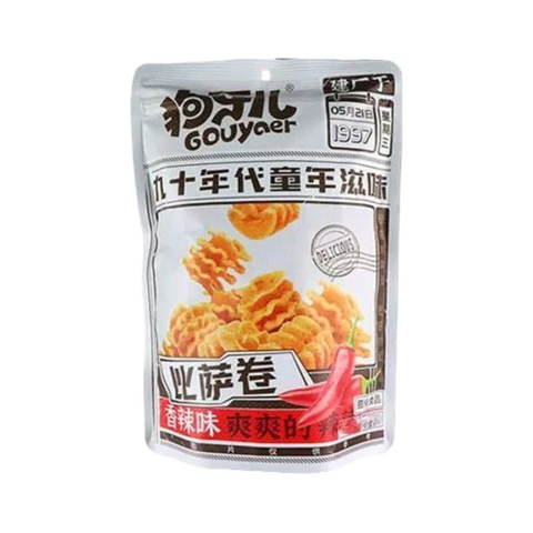 狗牙儿比萨卷 188g（花椒味 / 烧烤味 / 番茄味 / 香辣味）
