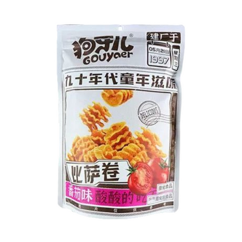 狗牙儿比萨卷 188g（花椒味 / 烧烤味 / 番茄味 / 香辣味）