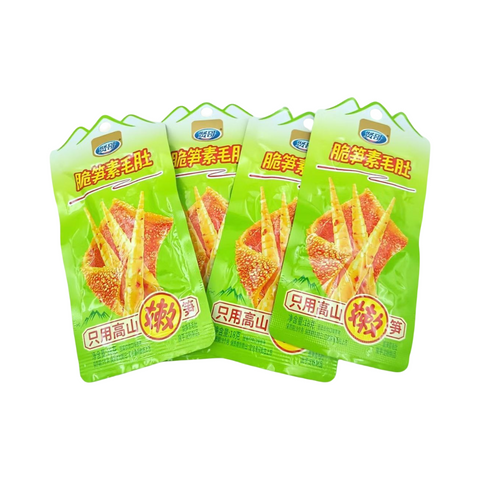 Xian Ge Crispy Bamboo Shoot Vegetarian Mao Du Snack 360g (18g × 20 Packs)
