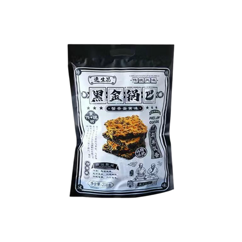 逸生昌黑金锅巴 208g（肉松味 / 蟹黄味）