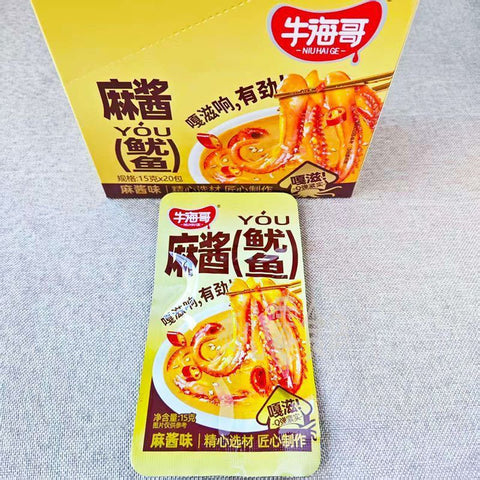 牛海哥 爆烧鱿鱼 300g（15g×20包）