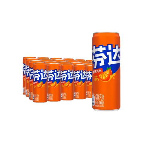 Fanta Orange Flavoured Soft Drink 330ml