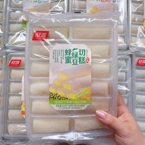 欣鸿切糕402g 蜂蜜绿豆味 / 红枣果肉味
