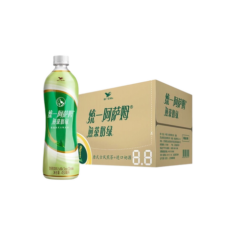 Assam Sencha Milk Green Tea Drink 450ml