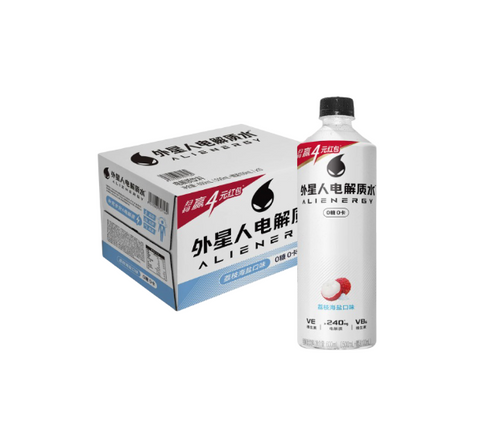 Alienergy Electrolyte Water Lychee Sea Salt Flavor 600ml