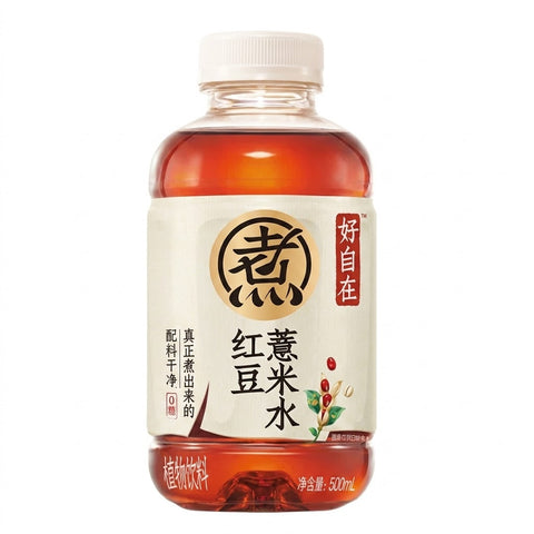 Genki Forest Hao Zi Zai Red Bean & Coix Seed Drink 500ml