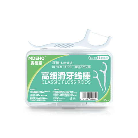 麦德豪高细滑牙线棒50支