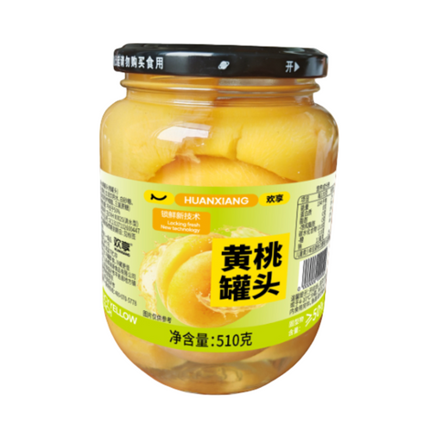Huanxiang Yellow Peach in Syrup 510g / 1.25kg