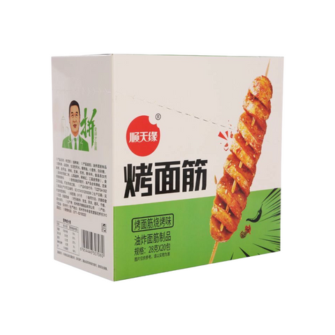 Shun Tian Yuan Grilled Gluten Snack Spicy 560g Flavor / BBQ Flavor