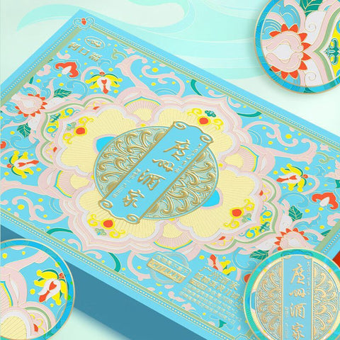 Guangzhou Restaurant Low Sugar Egg Yolk Mooncake Gift Box 540g