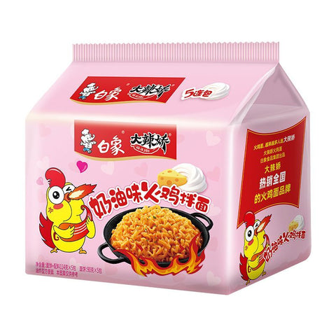 Baixiang Dala Jiao Hot Chicken Stir Noodles 5 Packs
