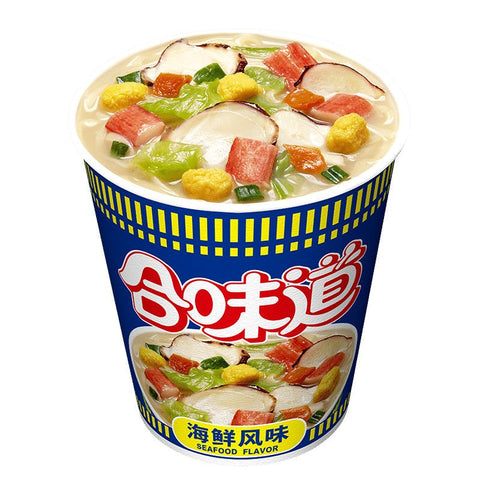 Nissin Cup Noodles Instant Noodles 76g/77g – Seafood Flavour & Tonkotsu Flavour