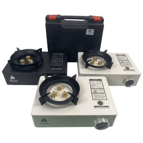 Portable Gas Stoves with Carrying Case - Outdoor Cooking Ready