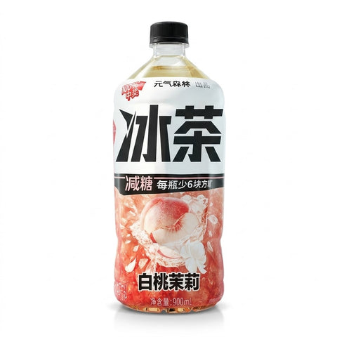 Genki Forest White Peach Jasmine Iced Tea 900ml