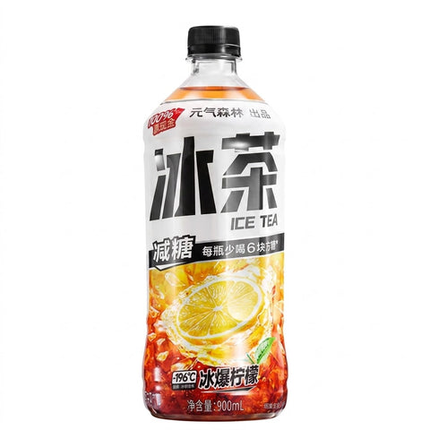 Genki Forest Ice Burst Lemon Iced Tea 900ml