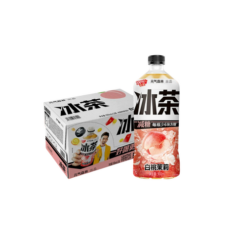 Genki Forest White Peach Jasmine Iced Tea 900ml