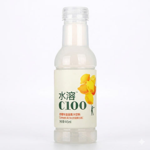 Water-Soluble Vitamin C 100 Lemon Flavor 445ML