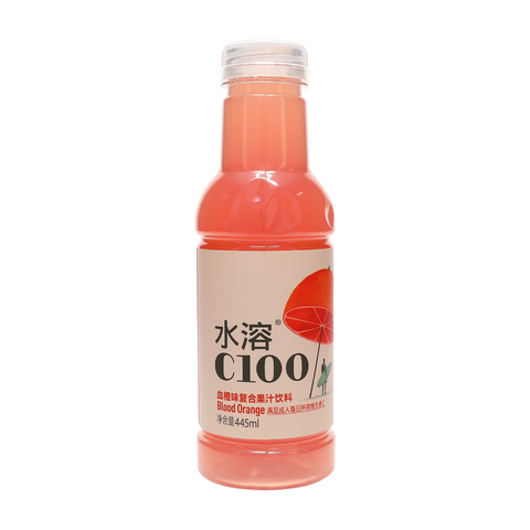农夫山泉水溶C100复合果汁饮料445ml 青橘 / 血橙 / 西柚 / 柠檬