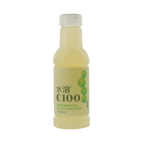 农夫山泉水溶C100复合果汁饮料445ml 青橘 / 血橙 / 西柚 / 柠檬