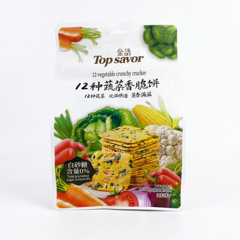 Jinyu 12 Vegetable Crispy Biscuits 208g