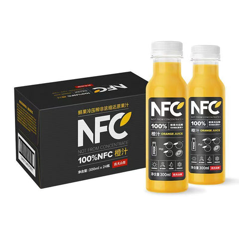 nongfu spring nfc 100% orange juice 300ml
