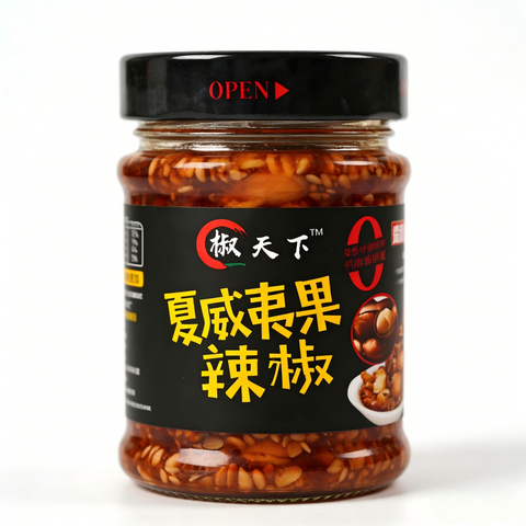 Jiao Tian Xia Macadamia Chili Sauce 190g