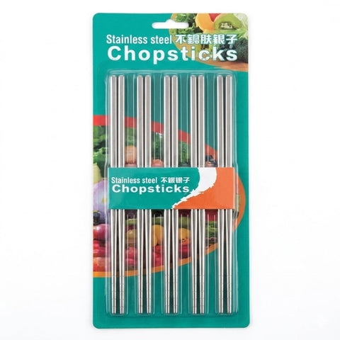 Stainless Steel Chopsticks Set
