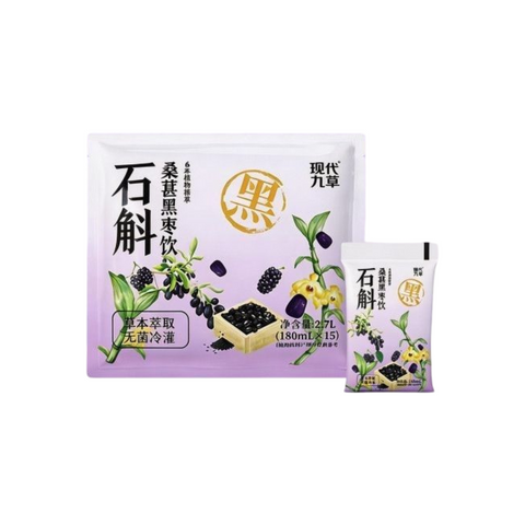 现代九草石斛植物饮 180ml×15袋｜四款可选