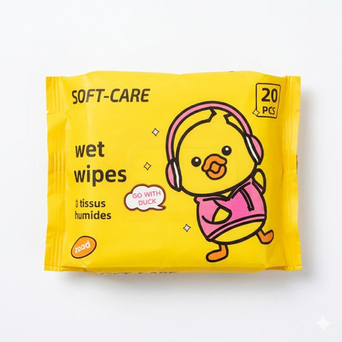 20-Count Baby Wet Wipes (Duck Design)