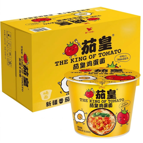 Uni-President Qie Huang Tomato Egg Instant Noodles 12 Bowls